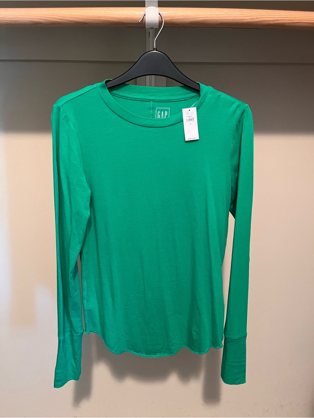 GAP Women's Long-Sleeve Tee - Kelly Green